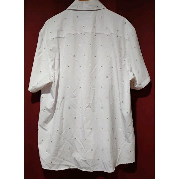 Men's DIXXON Flannel The CHAD Shirt White with red hammer and wrench - 2XL - Picture 5 of 8